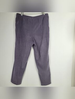 Alfred Dunner Polyester Blend Lilac Purple Pants Size 8